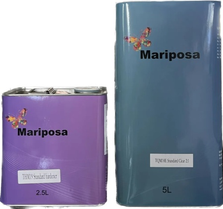 Лак Mariposa 2 1 standard clear 5 л   Отвердитель Mariposa 21 standard hardener 2 5 л